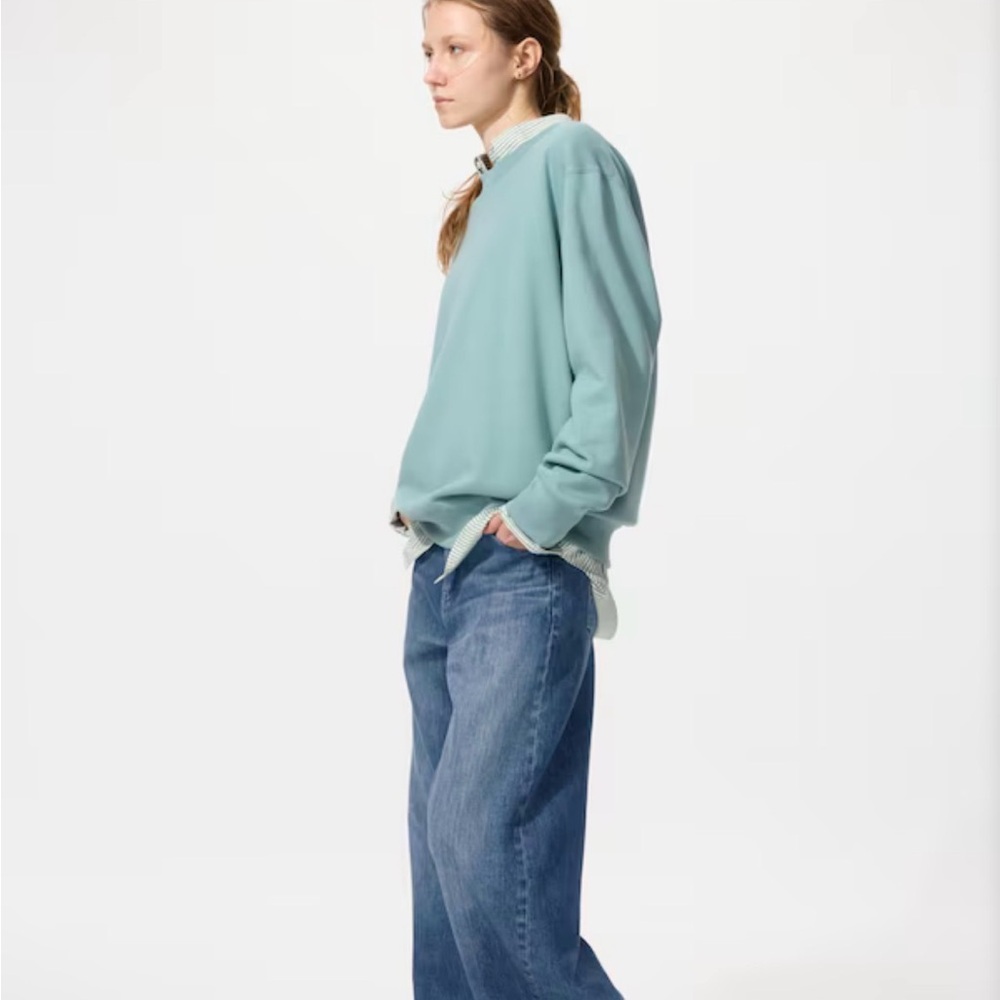Uniqlo | Navy Crew Neck Long Sleeved Sweatshirt